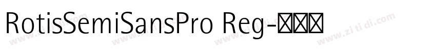 RotisSemiSansPro Reg字体转换